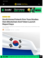 South Korea Fintech Firm Toss Studies Own Blockchain And Token Launch Report Says