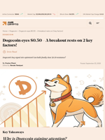 Dogecoin eyes $0.50 - A breakout rests on 2 key factors! - AMBCrypto