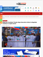 Nigerian President Tinubu Signs Executive Order to Regulate Country’s Crypto Sector - The Crypto News Wire