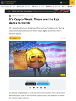 Key Dates to Watch During 'Crypto Week'
