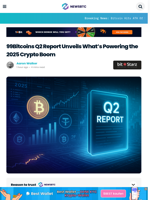 What’s Driving Crypto in 2025? 99Bitcoins Releases Q2 Report