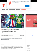 PEPE Struggles While PEPETO Emerges as the Next 100x Memecoin - NullTX