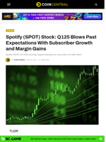 Spotify (SPOT) Stock: Q125 Blows Past With Subscriber Growth