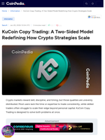 KuCoin Copy Trading: A Two-Sided Model Redefining How Crypto Strategies Scale