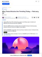 The Altcoins Trending Today - SOL, BERA and SHADOW