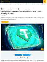 Tether Launches Wallet Supporting Bitcoin and Stablecoins