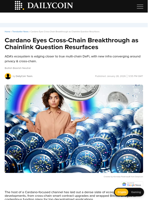 Cardano Eyes Cross-Chain Breakthrough as Chainlink Question Resurfaces - DailyCoin