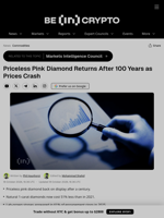 Priceless Pink Diamond Returns After 100 Years as Prices Crash