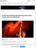 James Wynn Has A Play Against Trump's Fiery Iran Message