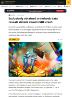 Exclusively obtained orderbook data reveals details about USDE crash