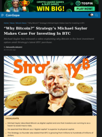 “Why Bitcoin?” Strategy’s Michael Saylor Makes Case For Investing In BTC