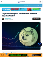 Dogecoin Bulls Eye $0.54 ‘Final Boss’ Breakout, Says Top Analyst
