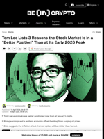 Why Tom Lee Says the Stock Market Is Better Off Today