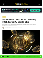 Bitcoin Price Could Hit $50 Million by 2041, Says EMJ Capital CEO - CoinCentral