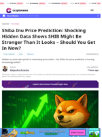Shiba Inu Price Prediction: Shocking Hidden Data Shows SHIB Might Be Stronger Than It Looks – Should You Get In Now?