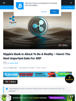 Ripple’s Bank Is About To Be A Reality - Here’s The Next Important Date For XRP | Bitcoinist.com