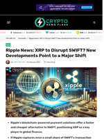 Ripple News: XRP to Disrupt SWIFT? New Developments Point to a Major Shift