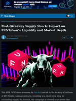 Post-Giveaway Supply Shock: Impact on FUNToken’s Liquidity and Market Depth