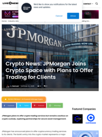Crypto News: JPMorgan Joins Crypto Space with Plans to Offer Trading for Clients | Live Bitcoin News