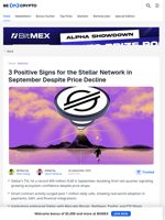Stellar Shows Strength with Record TVL and Institutional Growth