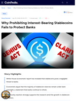 Why Prohibiting Interest-Bearing Stablecoins Fails to Protect Banks