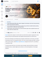Zcash was rumored to have stopped working - then it became crypto’s only winner