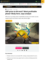 Uptick in XRP Whale Accumulation Could Catalyze Price Rally to $4