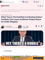 What Time is The Fed Rate Cuts Meeting Today? New BTC Sell Off