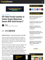 EV2 Token Presale Launches as Funtico Targets Mainstream Gamers With ‘Earth Version 2’