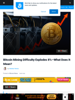 Bitcoin Mining Difficulty Explodes 8%—What Does It Mean?