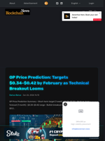 OP Price Prediction: Targets $0.34-$0.42 by February as Technical Breakout Looms - Blockchain.News