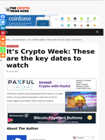 It's Crypto Week: These are the key dates to watch - The Crypto News Wire