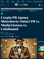 Crypto PR Agency Showdown: Outset PR vs. MarketAcross vs. Coinbound - Crypto Daily