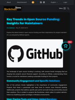 Key Trends in Open Source Funding: Insights for Maintainers - Blockchain.News