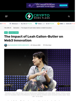 The Impact of Leah Callon-Butler on Web3 Innovation - Crypto News Flash