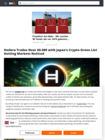 Hedera Trades Near $0.089 with Japan’s Crypto Green List Getting Markets Noticed - Brave New Coin