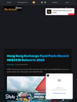 Hong Kong Exchange Fund Posts Record HK$331B Return in 2025 - Blockchain.News