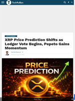 XRP Price Prediction Shifts as Ledger Vote Begins, Pepeto Gains Momentum - TechBullion