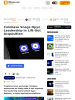 Coinbase Snags Opyn Leadership in Lift-Out Acquisition – News Bytes Bitcoin News