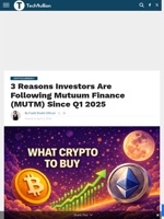 3 Reasons Investors Are Following Mutuum Finance (MUTM) Since Q1 2025 - TechBullion
