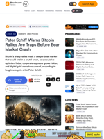 Peter Schiff Warns Bitcoin Rallies Are Traps Before Bear Market Crash – Markets and Prices Bitcoin News