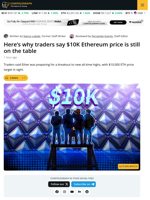 Is $10K ETH Price on the Table? Key Ethereum Metrics Hint at an Upside Move