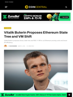 Vitalik Buterin Proposes Ethereum State Tree and VM Shift