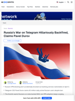 Russia’s War on Telegram Backfires, Pavel Durov is Euphoric
