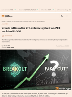 ZCash rallies after 71% volume spike: Can ZEC reclaim $400? - AMBCrypto