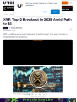XRP: Top-2 Breakout in 2025 Amid Path to $3