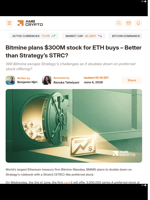 Bitmine plans $300M stock for ETH buys - Better than Strategy’s STRC? - AMBCrypto