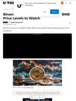 Binance Coin Reverses Gains, Key BNB Price Levels to Watch