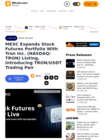 MEXC Expands Stock Futures Portfolio With Tron Inc. (NASDAQ: TRON) Listing, Introducing TRON/USDT Trading Pair – Press release Bitcoin News