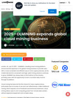 2025—DLMINING expands global cloud mining business | Live Bitcoin News